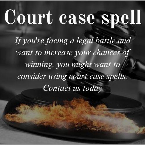 Court case spell