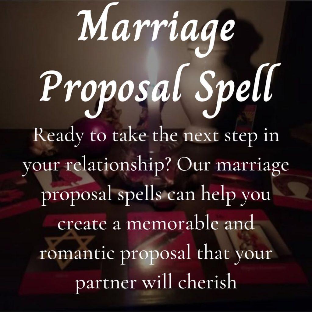 Marriage Proposal Spell