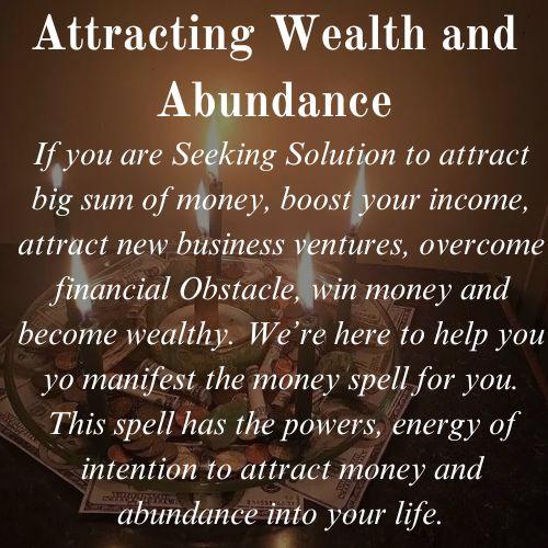 Attracting wealth and abundance