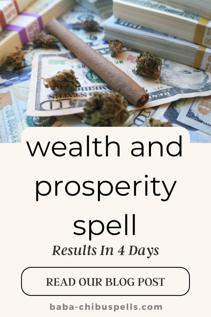 wealth and prosperity spell